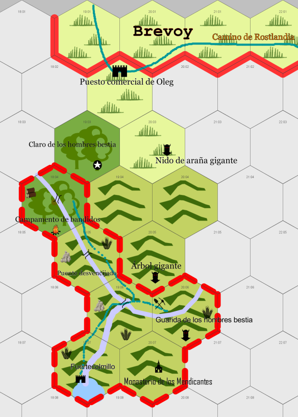 Mapa de la baronía de Akrom imagen